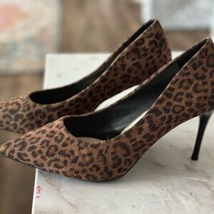 Cheetah print heels